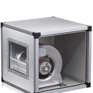 Ventilator centrifugal tip box