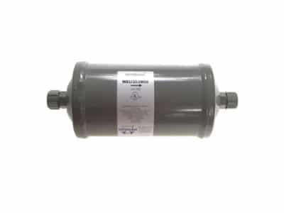 Un filtru de apa Filtru Deshidrator Parker 303 MOI cu tub de ventilatie pe fond alb.