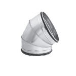 Cot 45 grad D250 este un cot Spiro galvanizat cu un unghi de 45 de grade, proiectat pentru conectarea conductelor în sistemele de ventilație sau HVAC.