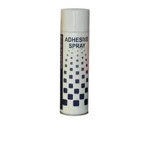O cutie de pulverizator Spray adeziv pe un fundal alb, perfect pentru ventilatie si aerisire.